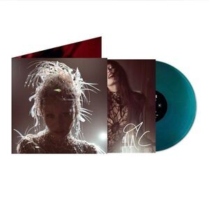 SIGNED Miley Cyrus Something Beautiful Sea Blue Vinyl LP Limited Edition Sealed